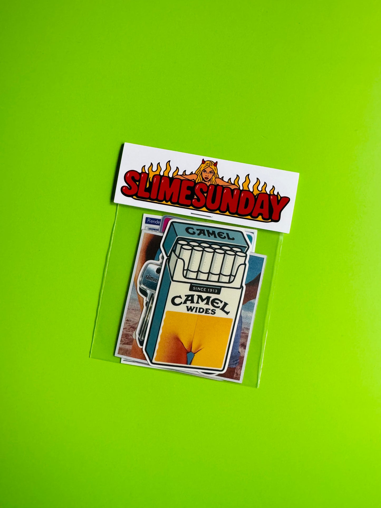 LIMITED EDITION SLIMESUNDAY STICKER PACK